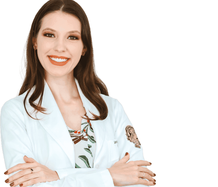 Dra. Sarah Schollmeier — fundadora do Hospital Questiona