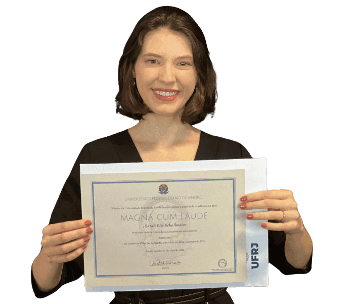 Dra. Sarah Schollmeier — fundadora e CEO do Hospital Questiona